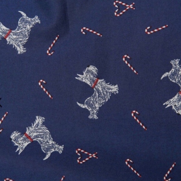 UNIQUE VINTAGE Retro Holiday Party Christmas Dog + Cand Canes Wrap Dress - Picture 7 of 10